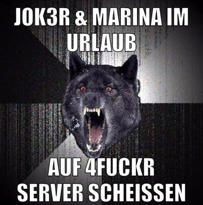 jok3r & marina im Urlaub auf 4fuckr server scheißen