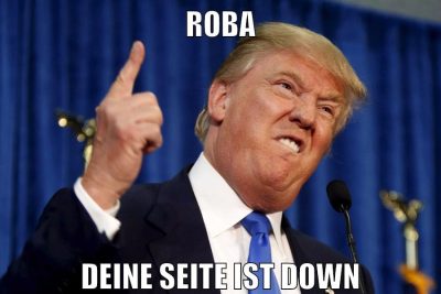 roba deine seite ist down