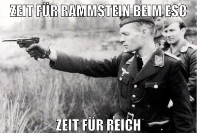 ZEIT FÜR RAMMSTEIN BEIM ESC ZEIT FÜR REICH