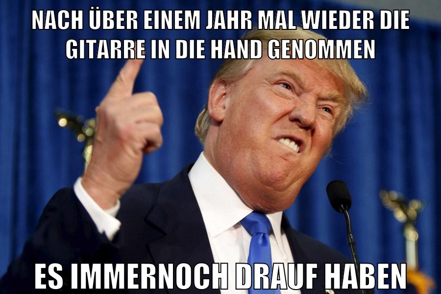 nach über einem jahr mal wieder die gitarre in die hand genommen es immernoch drauf haben