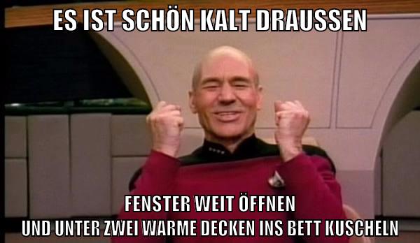 es ist schön kalt draussen fenster weit öffnen und unter zwei warme decken ins bett kuscheln