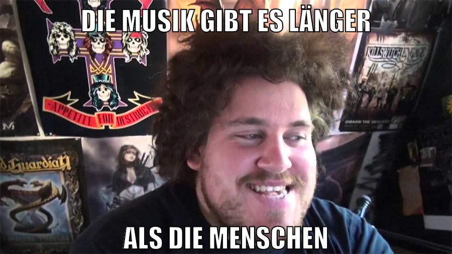 die musik gibt es länger als die menschen