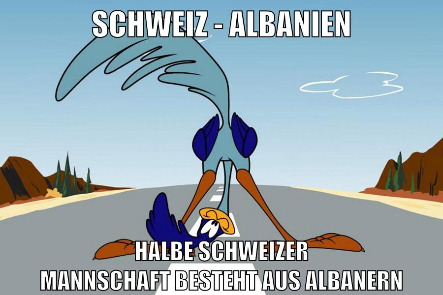 schweiz - albanien halbe schweizer mannschaft besteht aus albanern