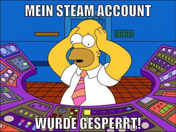 Mein STEAM Account wurde gesperrt!