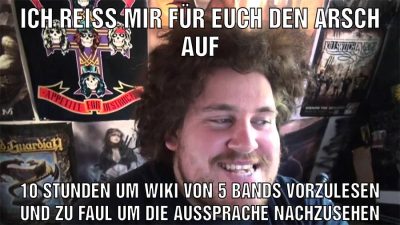 ich reiss mir für euch den arsch auf 10 stunden um wiki von 5 bands vorzulesen und zu faul um die aussprache nachzusehen