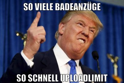 so viele badeanzüge so schnell uploadlimit