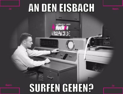 an den eisbach surfen gehen?