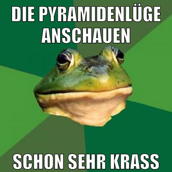 Die Pyramidenlüge anschauen schon sehr krass