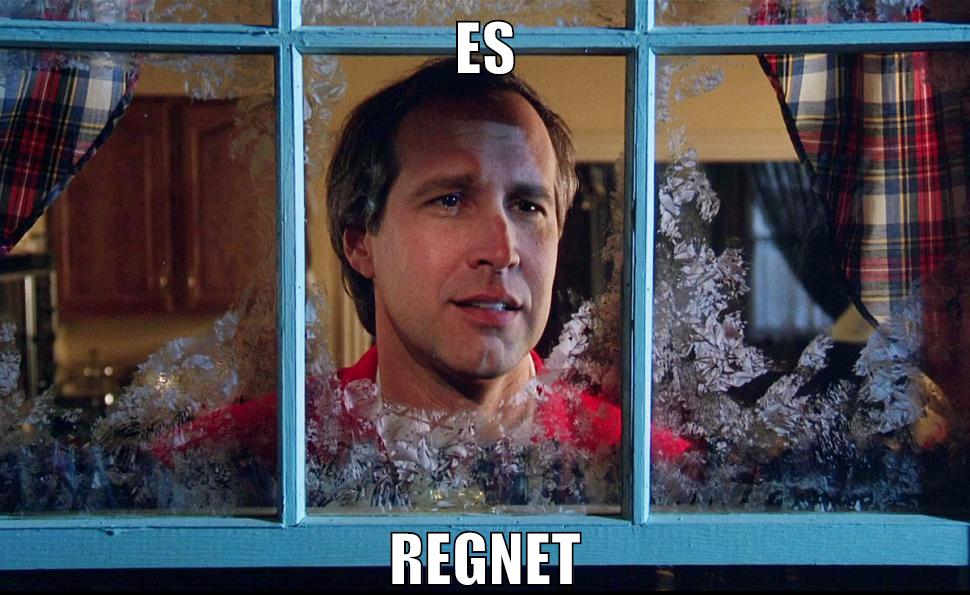 es regnet