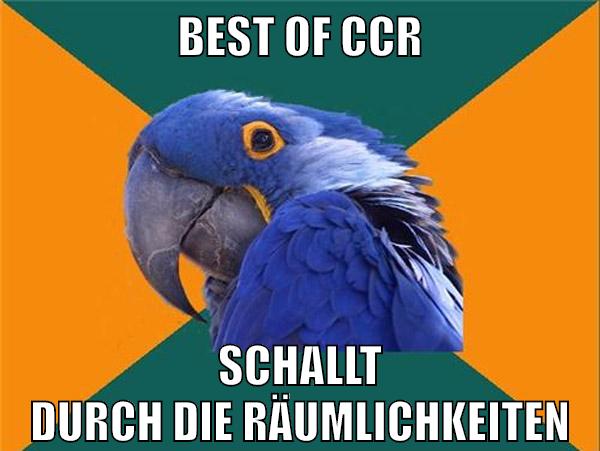 best of ccr schallt durch die räumlichkeiten