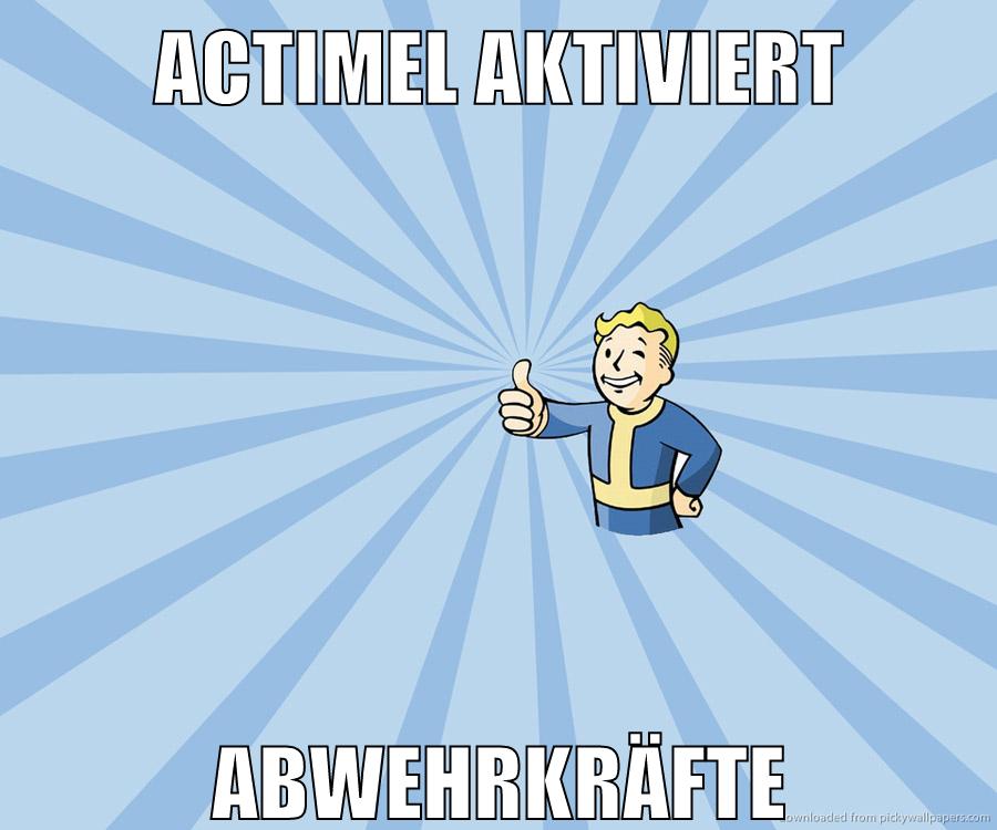 Actimel aktiviert Abwehrkräfte