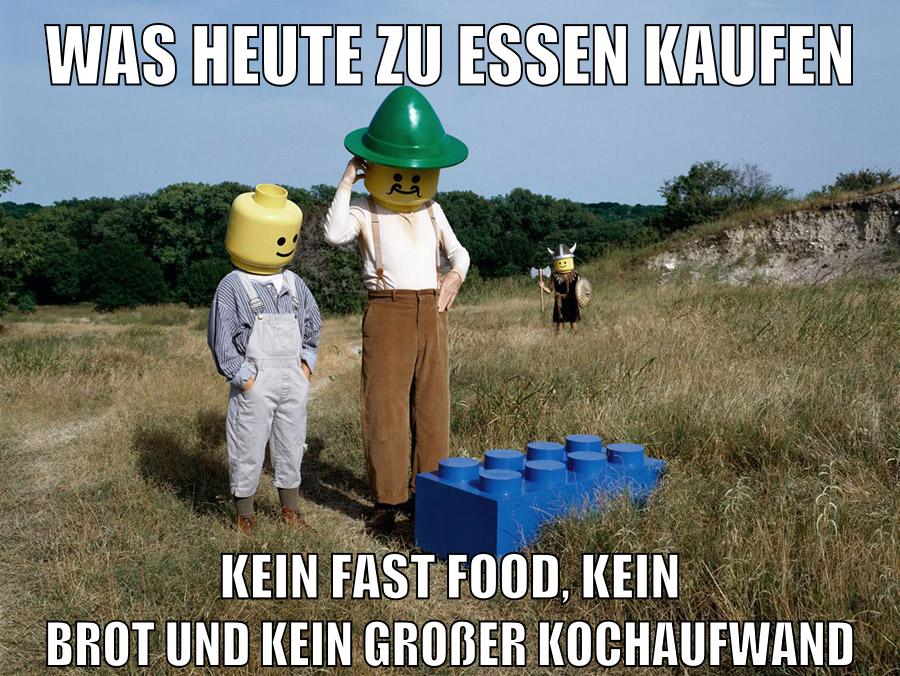 was heute zu essen kaufen kein fast food, kein brot und kein großer kochaufwand