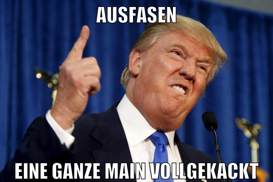 ausfasen eine ganze main vollgekackt