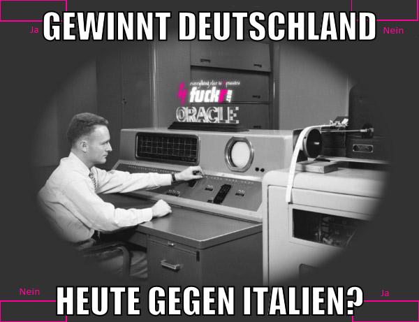 GEWINNT DEUTSCHLAND HEUTE GEGEN ITALIEN?