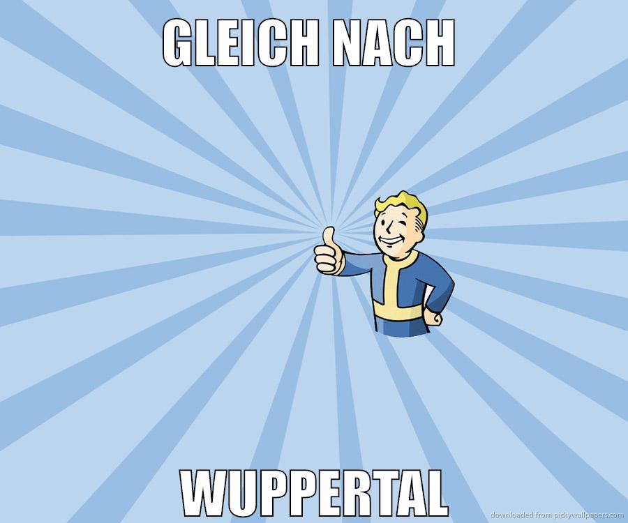 GLEICH NACH WUPPERTAL