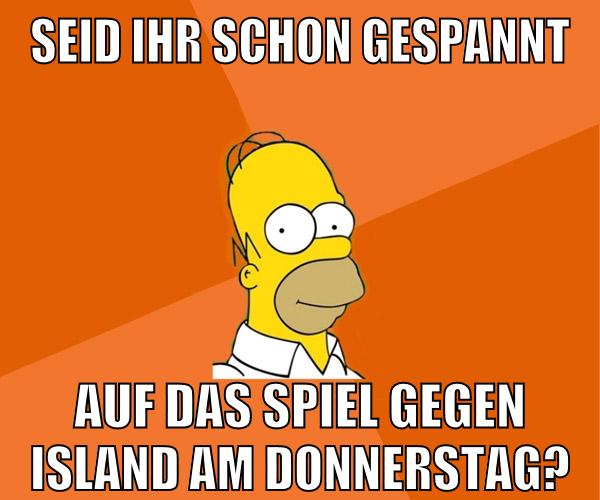seid ihr schon gespannt auf das spiel gegen island am donnerstag?