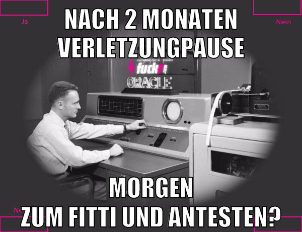 nach 2 monaten verletzungpause morgen zum fitti und antesten?