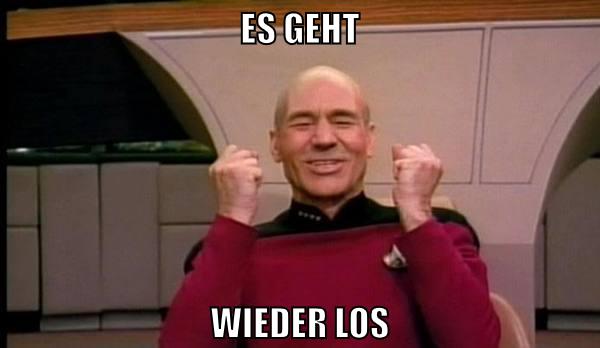 es geht wieder los