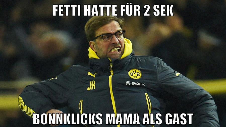 fetti hatte für 2 sek bonnklicks mama als gast