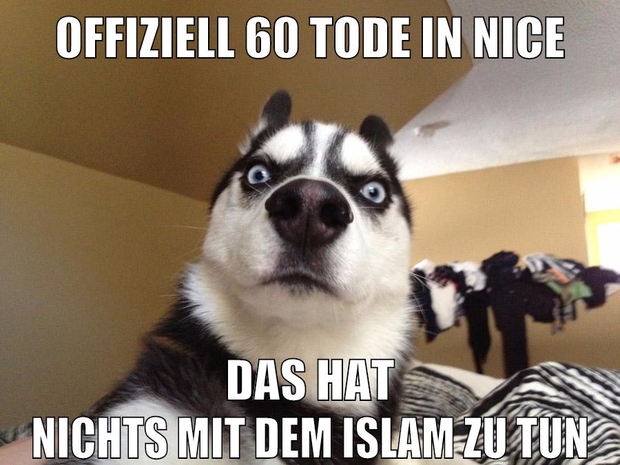 offiziell 60 tode in nice das hat nichts mit dem islam zu tun