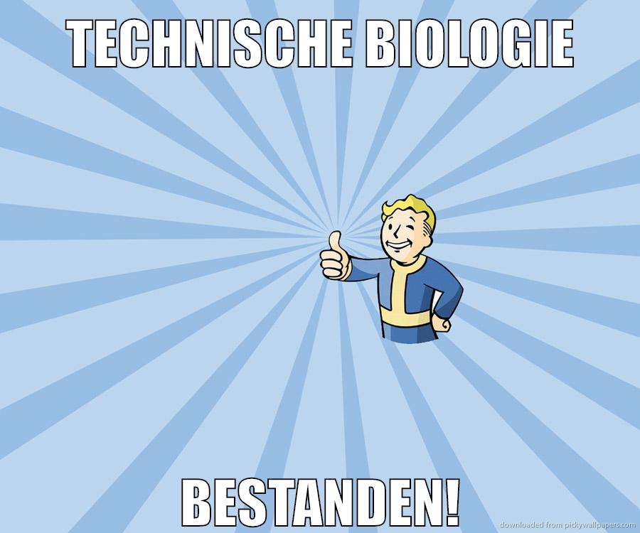 Technische Biologie Bestanden!