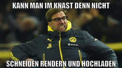 kann man im knast denn nicht schneiden rendern und hochladen