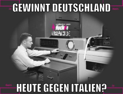 GEWINNT DEUTSCHLAND HEUTE GEGEN ITALIEN?