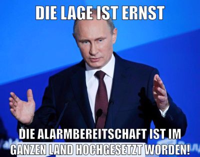 Die Lage ist ernst Die Alarmbereitschaft ist im ganzen Land hochgesetzt worden!