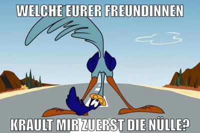 welche eurer Freundinnen krault mir zuerst die Nülle?