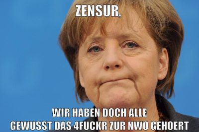Zensur, Wir haben doch alle gewusst das 4fuckr zur nwo gehoert