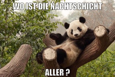 Wo ist die nachtschicht aller ?