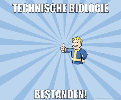 Technische Biologie Bestanden!