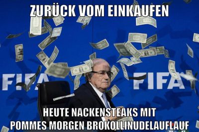 zurück vom einkaufen heute nackensteaks mit pommes morgen brokollinudelauflauf