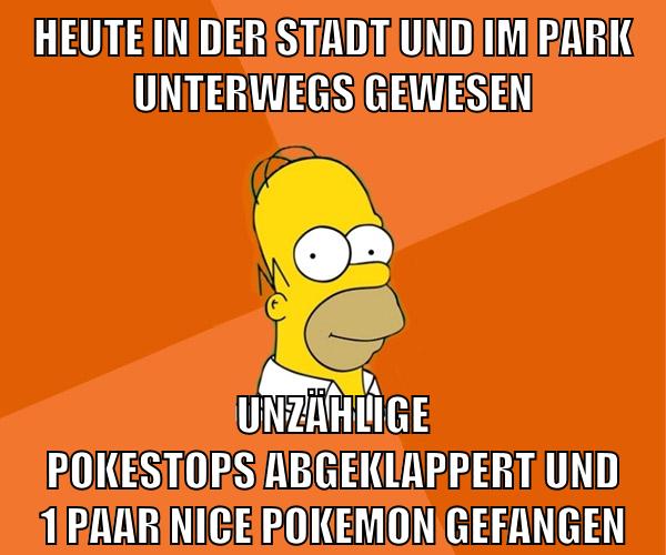 heute in der stadt und im park unterwegs gewesen unzählige pokestops abgeklappert und 1 paar nice pokemon gefangen