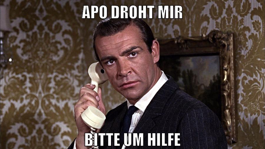 apo droht mir bitte um hilfe