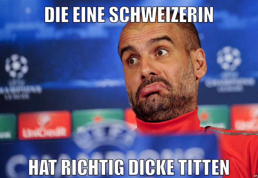 die eine schweizerin hat richtig dicke titten