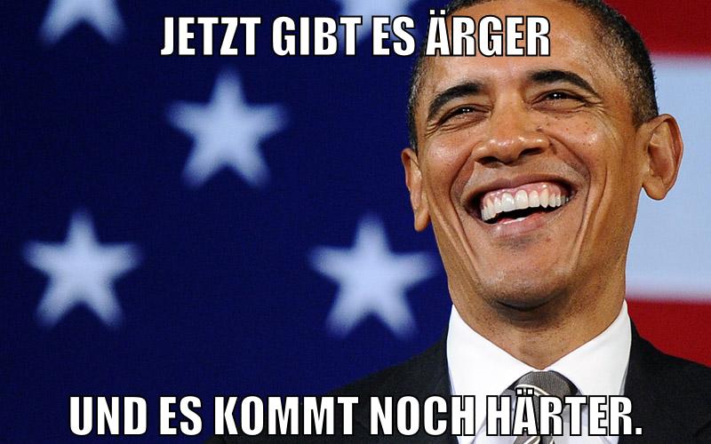Jetzt gibt es Ärger und es kommt noch härter.