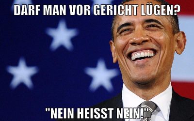Darf man vor Gericht lügen? "NEIN heißt NEIN!"