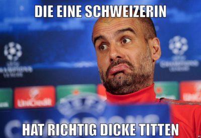 die eine schweizerin hat richtig dicke titten