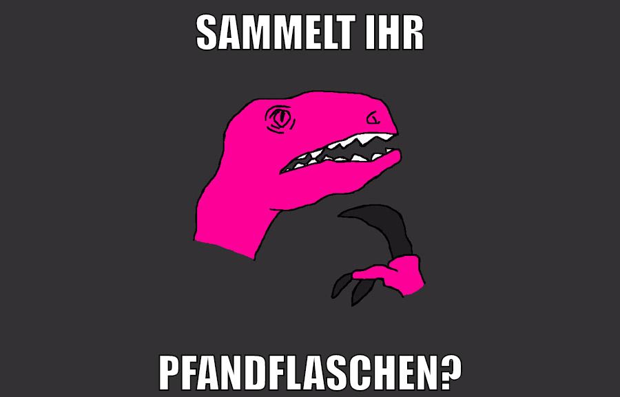 sammelt ihr pfandflaschen?