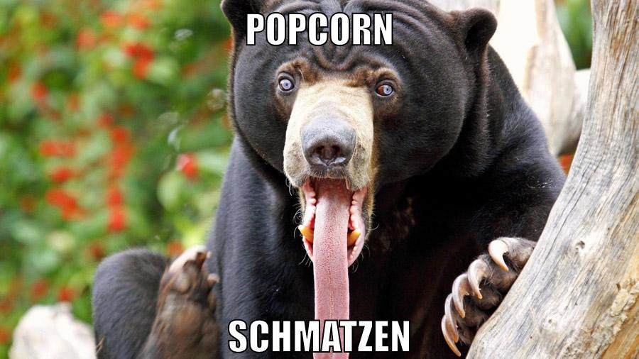 popcorn schmatzen