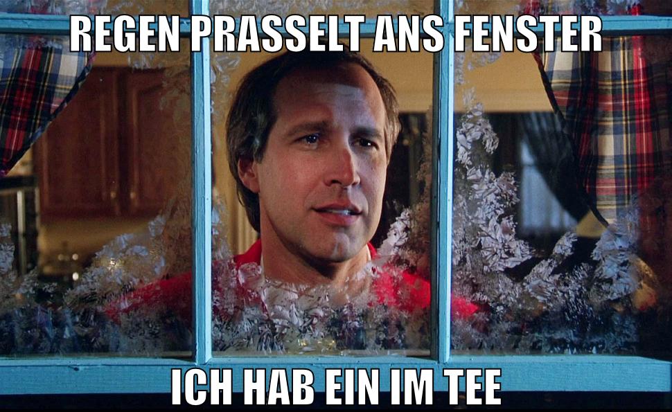 regen prasselt ans fenster ich hab ein im tee