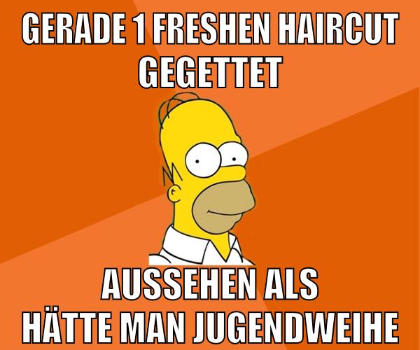 gerade 1 freshen haircut gegettet aussehen als hätte man jugendweihe