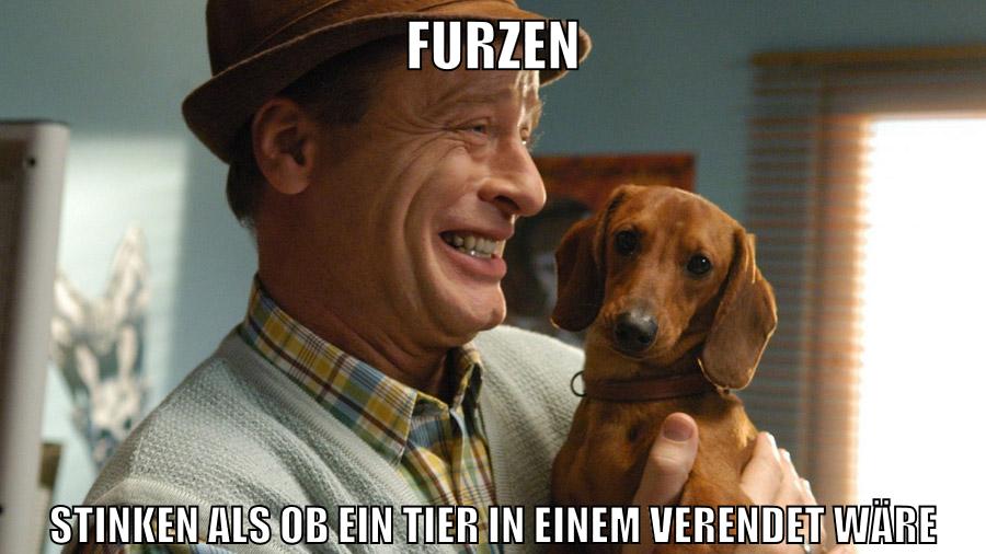 Furzen stinken als ob ein tier in einem verendet wäre