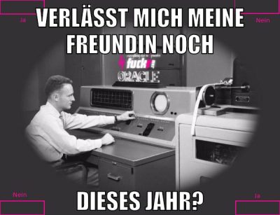 verlässt mich meine freundin noch dieses jahr?