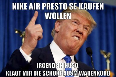 nike air presto se kaufen wollen irgendein huso, klaut mir die schuhe ausm warenkorb