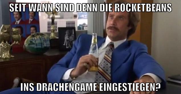 Seit wann sind denn die RocketBeans ins Drachengame eingestiegen?