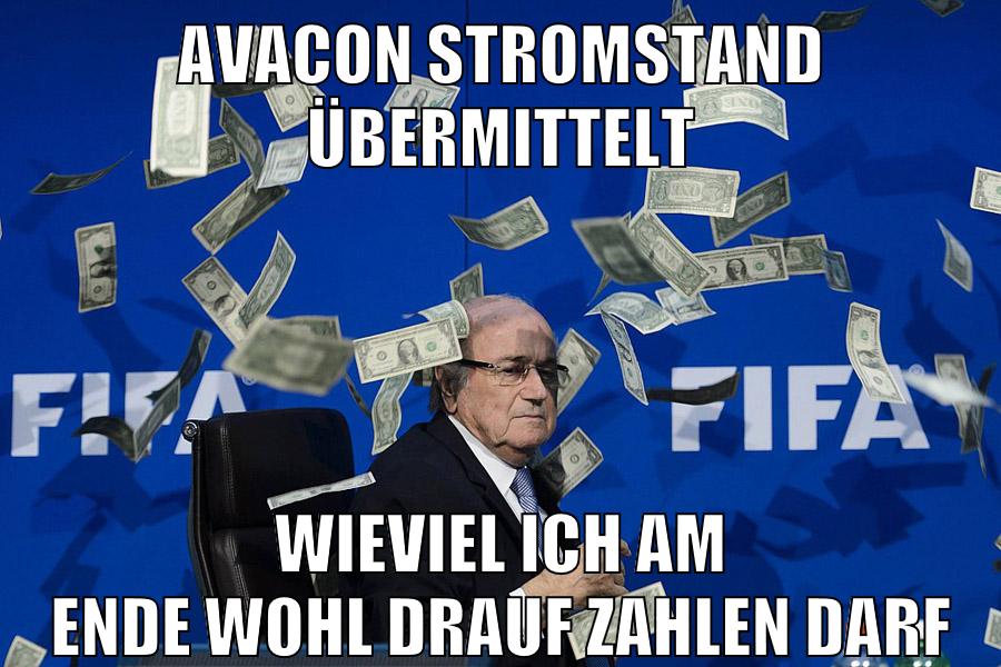 avacon stromstand übermittelt wieviel ich am ende wohl drauf zahlen darf