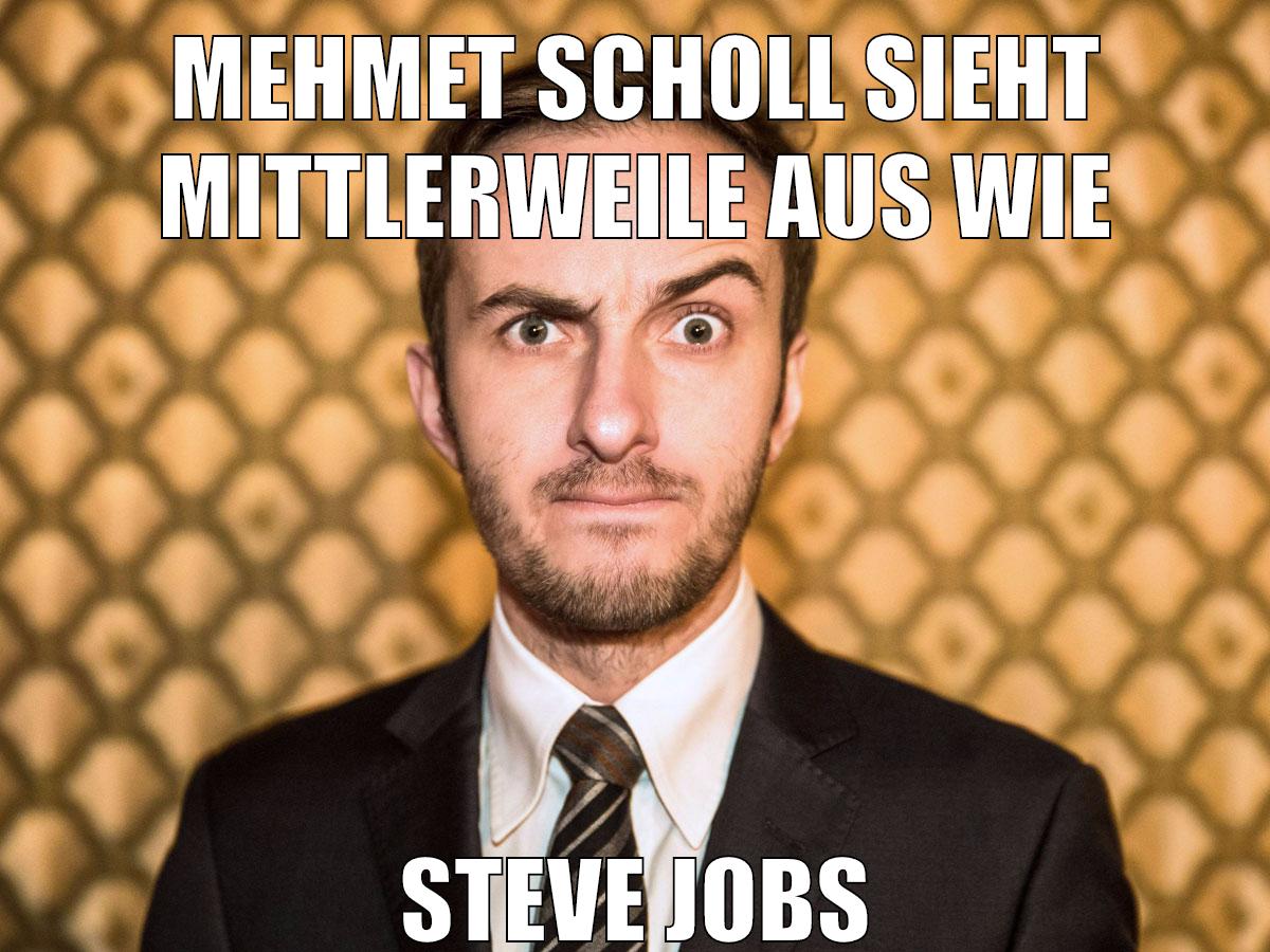 MEHMET SCHOLL SIEHT MITTLERWEILE AUS WIE STEVE JOBS