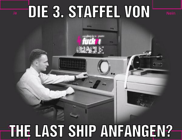 Die 3. Staffel von the last ship anfangen?